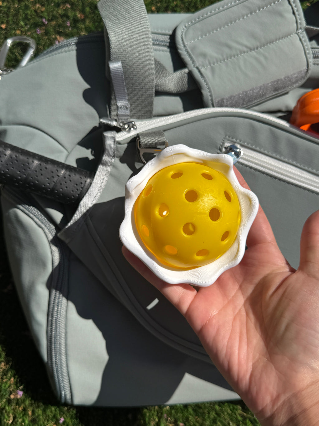Pumpkin Jack O’lantern Halloween | Pickleball Ball Holder Bag Charm | Ball Besties