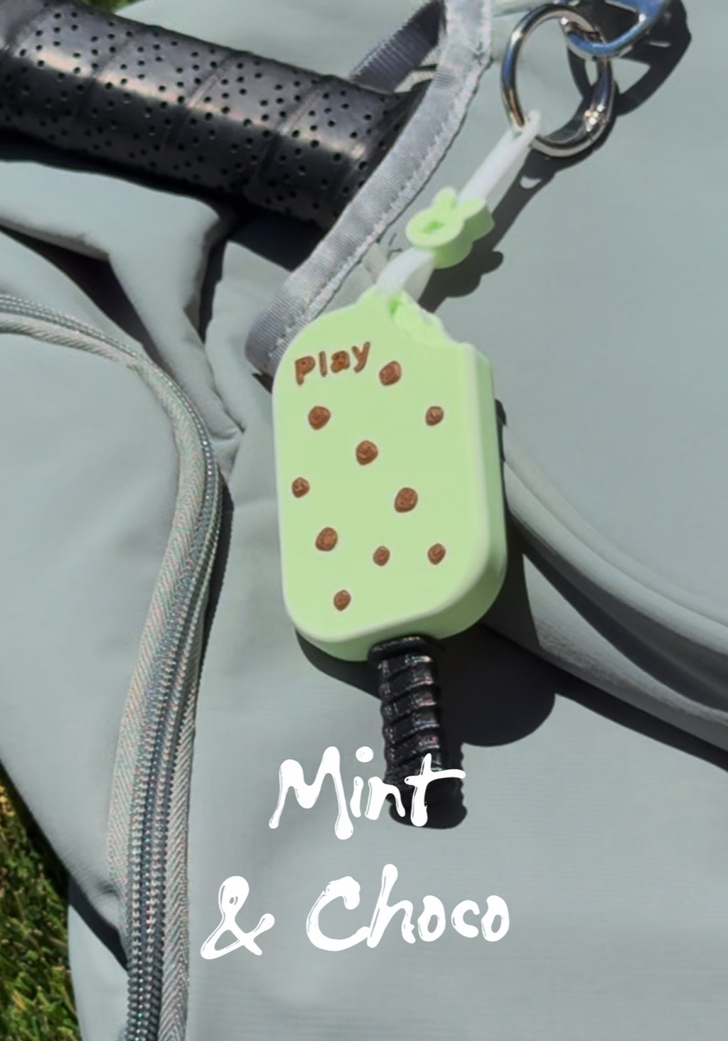 Ice Cream Bar Racket Keychain & Bag Charm Personalizable | Pick Your Flavor or Go Blind Box