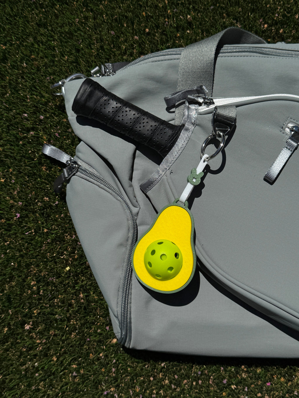 Avocado | Mini Ball Holder Bag Charm with Ball | Ball Besties