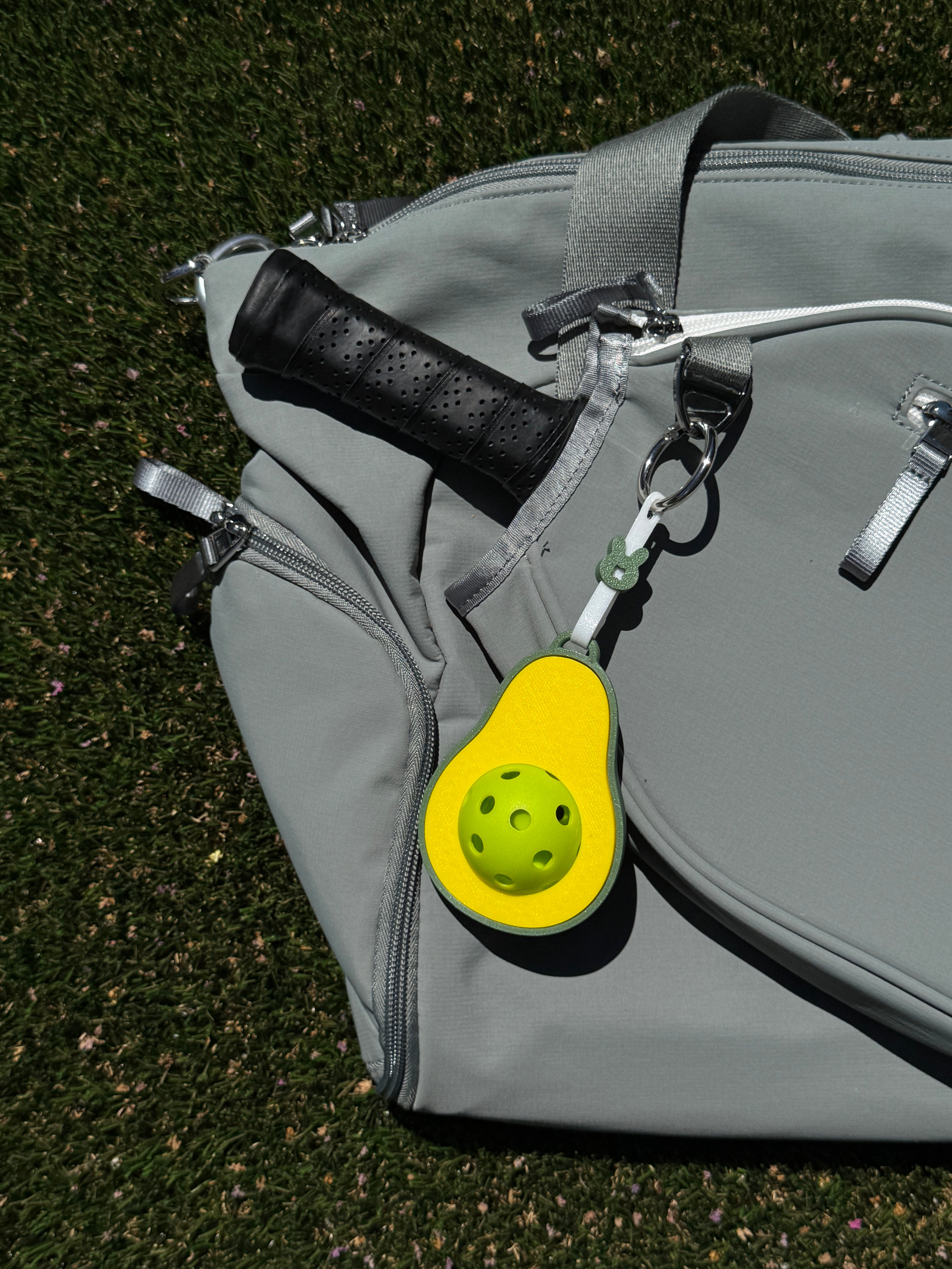 Avocado | Mini Ball Holder Bag Charm with Ball | Ball Besties