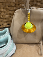 UFO Spaceship Ball Bestie | Tennis & Pickleball Practice Ball Holder Bag Charm