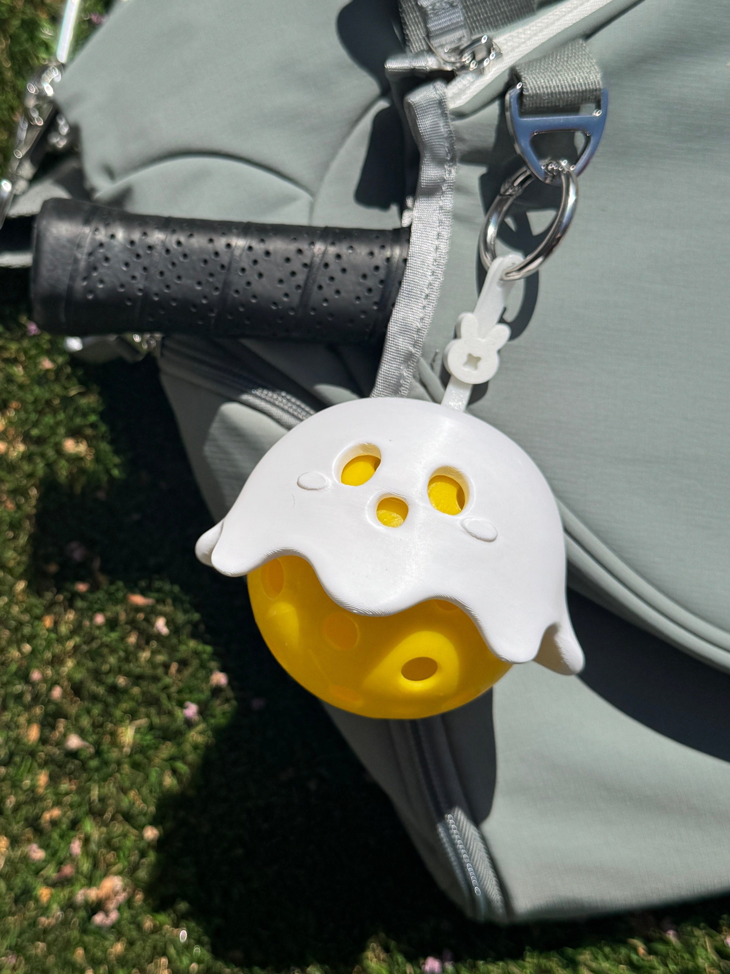 Pumpkin Jack O’lantern Halloween | Pickleball Ball Holder Bag Charm | Ball Besties