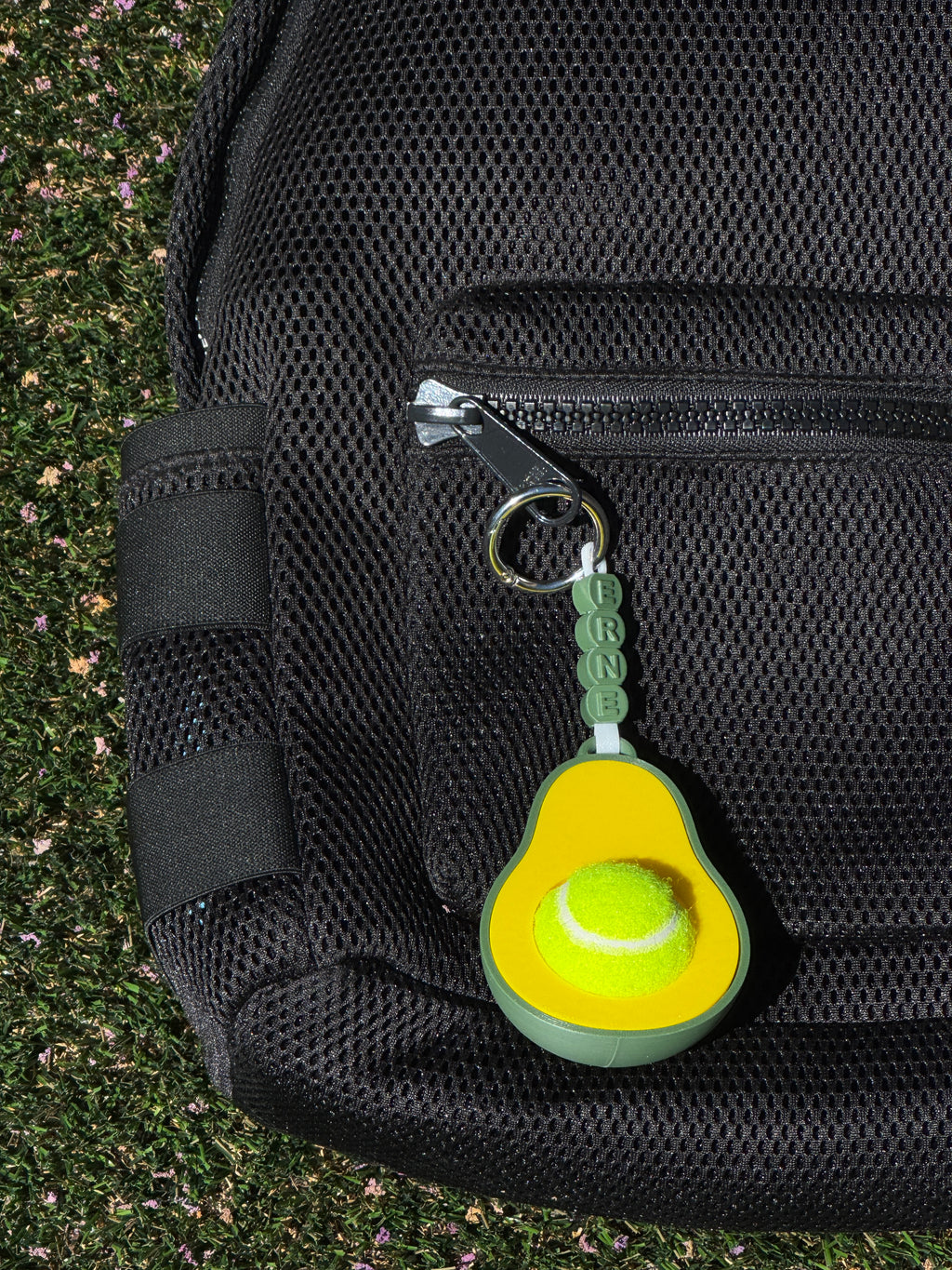 Avocado Ball Bestie | Tennis & Pickleball Practice Ball Holder Bag Charm