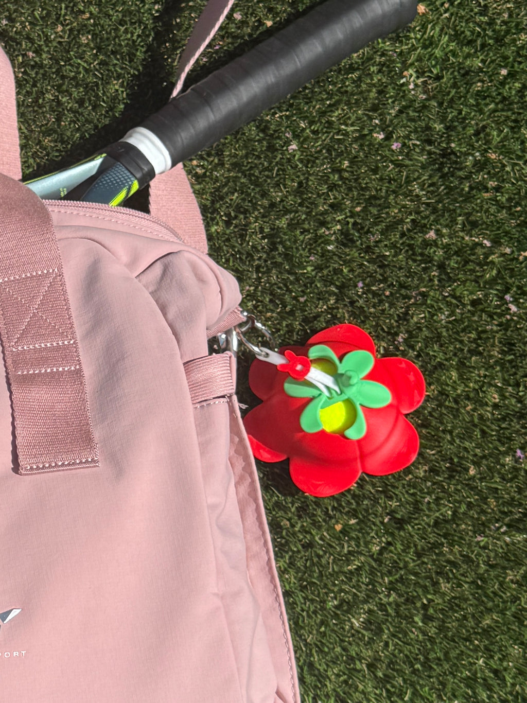 Tulip Flower | Tennis Ball Holder Bag Charm | Ball Besties