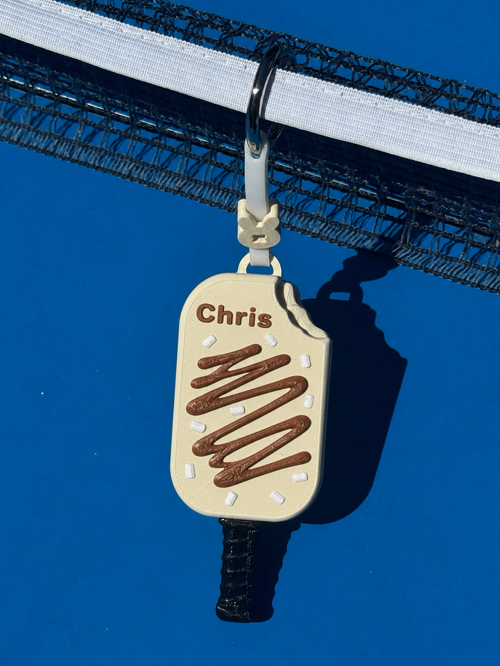 Ice Cream Bar Racket Keychain & Bag Charm Personalizable | Pick Your Flavor or Go Blind Box