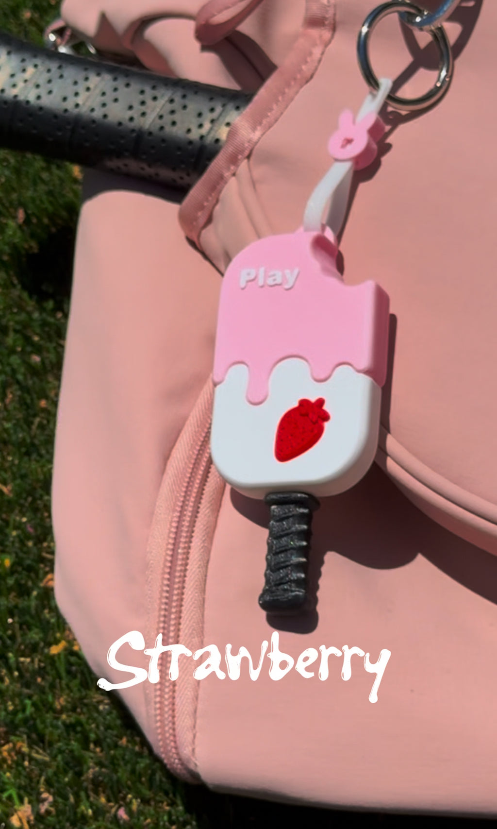 Ice Cream Bar Racket Keychain & Bag Charm Personalizable | Pick Your Flavor or Go Blind Box