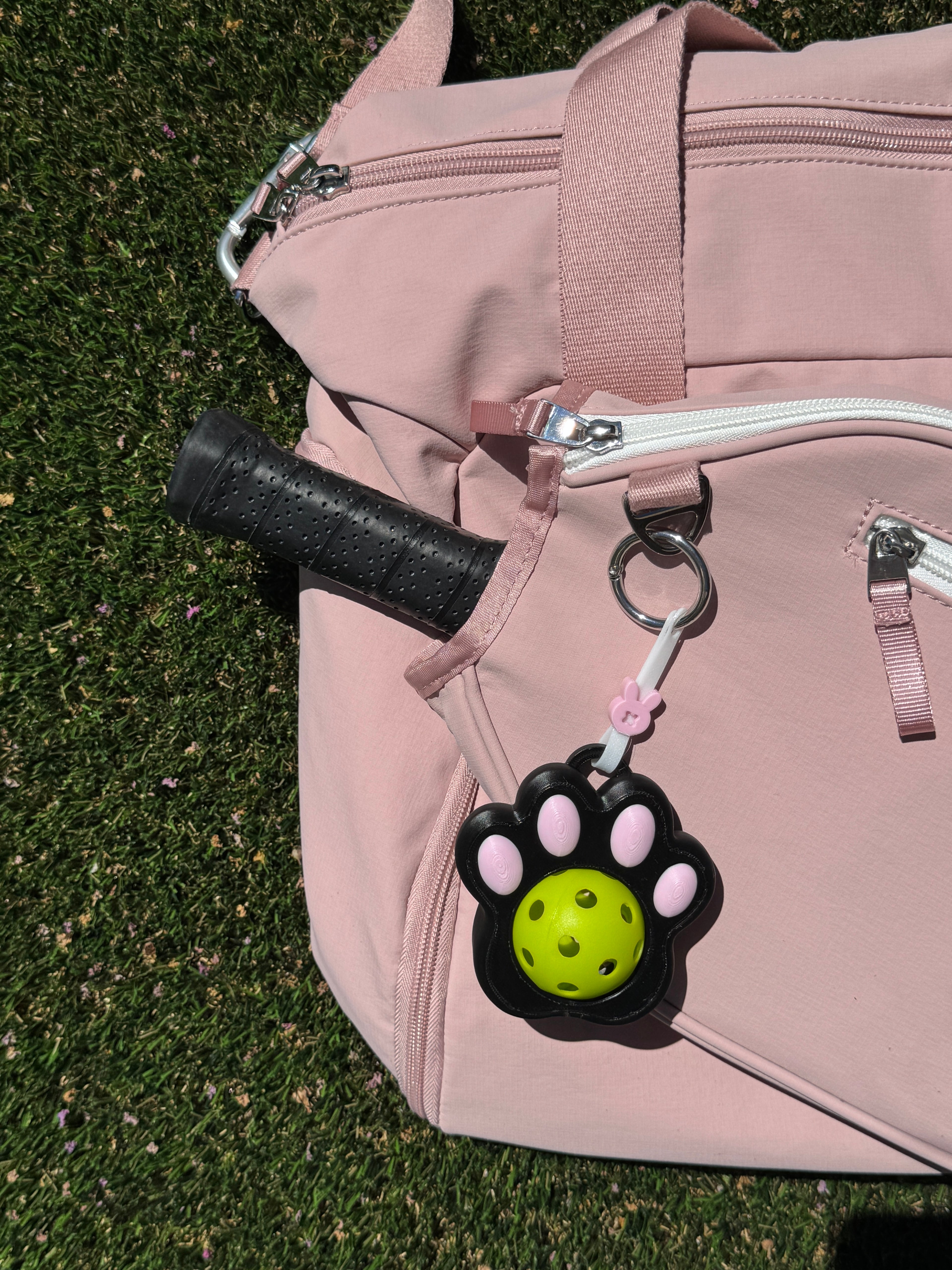 Paw | Mini Ball Holder Bag Charm with Ball | Ball Besties