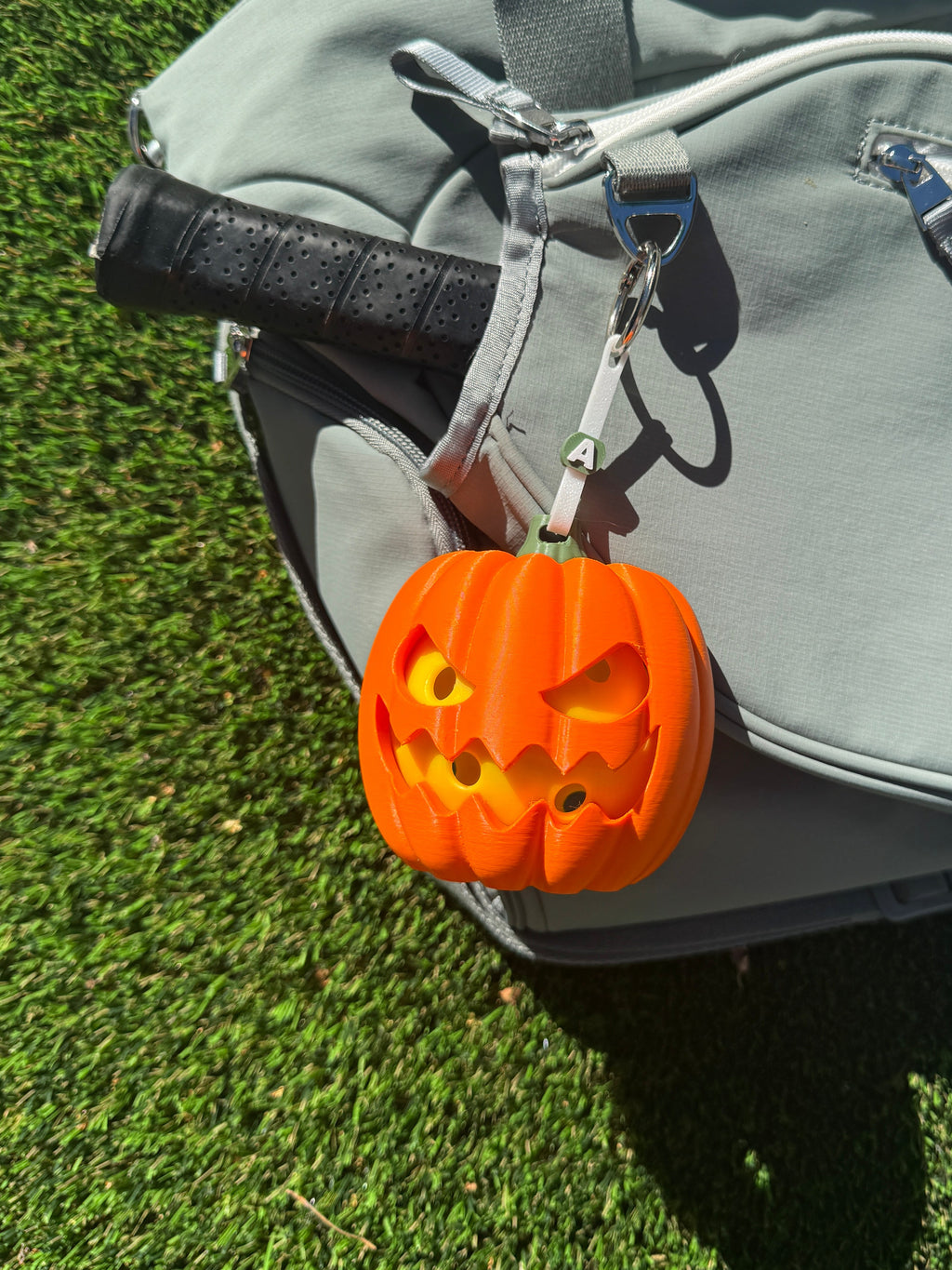 Pumpkin Jack O’lantern Halloween | Pickleball Ball Holder Bag Charm | Ball Besties