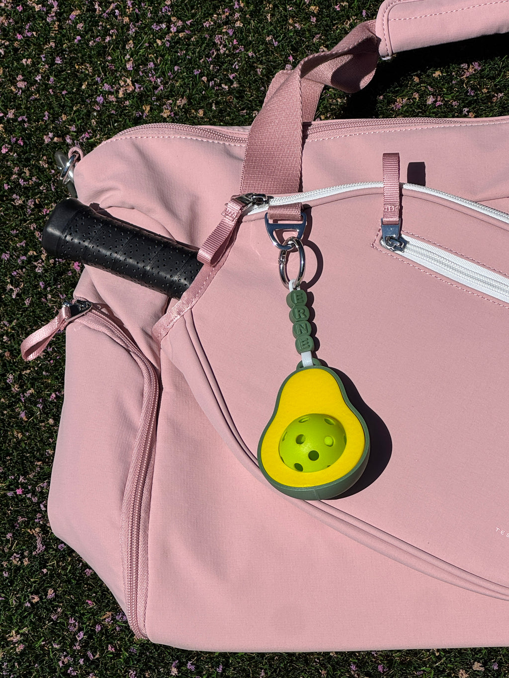 Avocado Ball Bestie | Tennis & Pickleball Practice Ball Holder Bag Charm