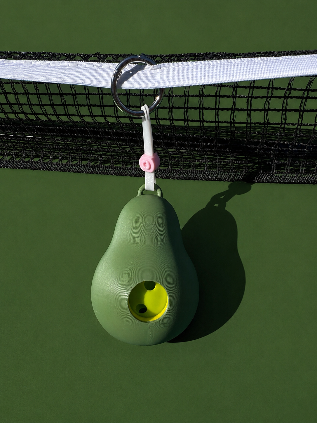 Avocado Ball Bestie | Tennis & Pickleball Practice Ball Holder Bag Charm
