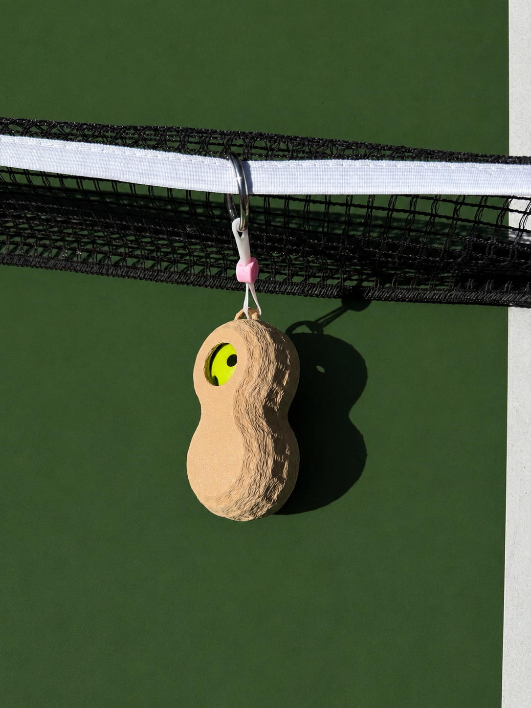 Peanut Ball Bestie | Tennis & Pickleball Practice Ball Holder Bag Charm