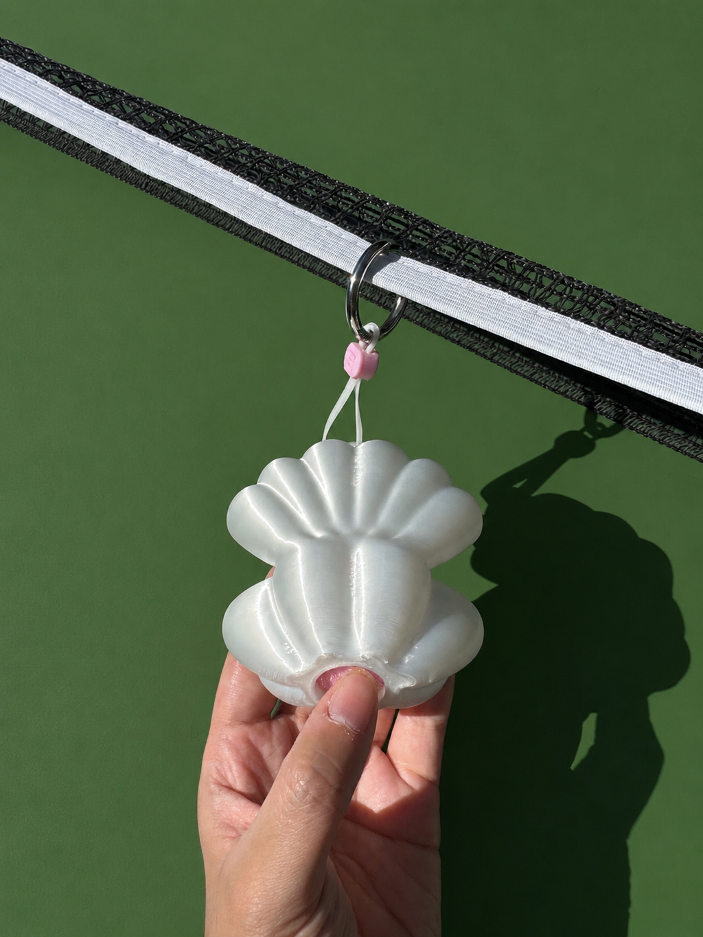 Pearl Ball Bestie | Tennis & Pickleball Practice Ball Holder Bag Charm