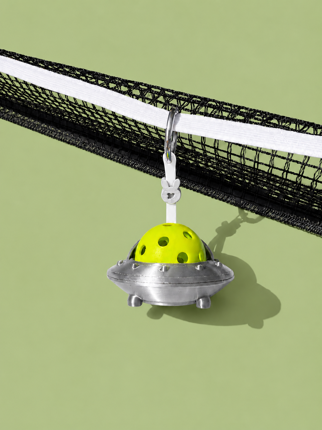 UFO | Mini Ball Holder Bag Charm with Ball | Ball Besties