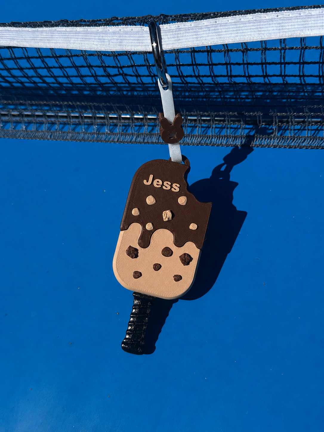 Ice Cream Bar Racket Keychain & Bag Charm Personalizable | Pick Your Flavor or Go Blind Box