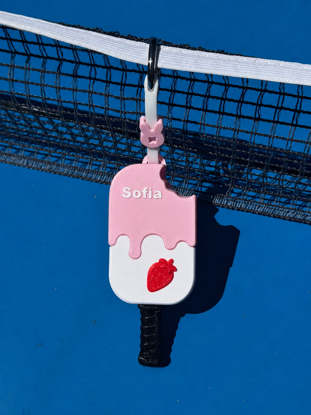 Ice Cream Bar Racket Keychain & Bag Charm Personalizable | Pick Your Flavor or Go Blind Box