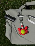 Crab| Mini Ball Holder Bag Charm with Ball | Ball Besties