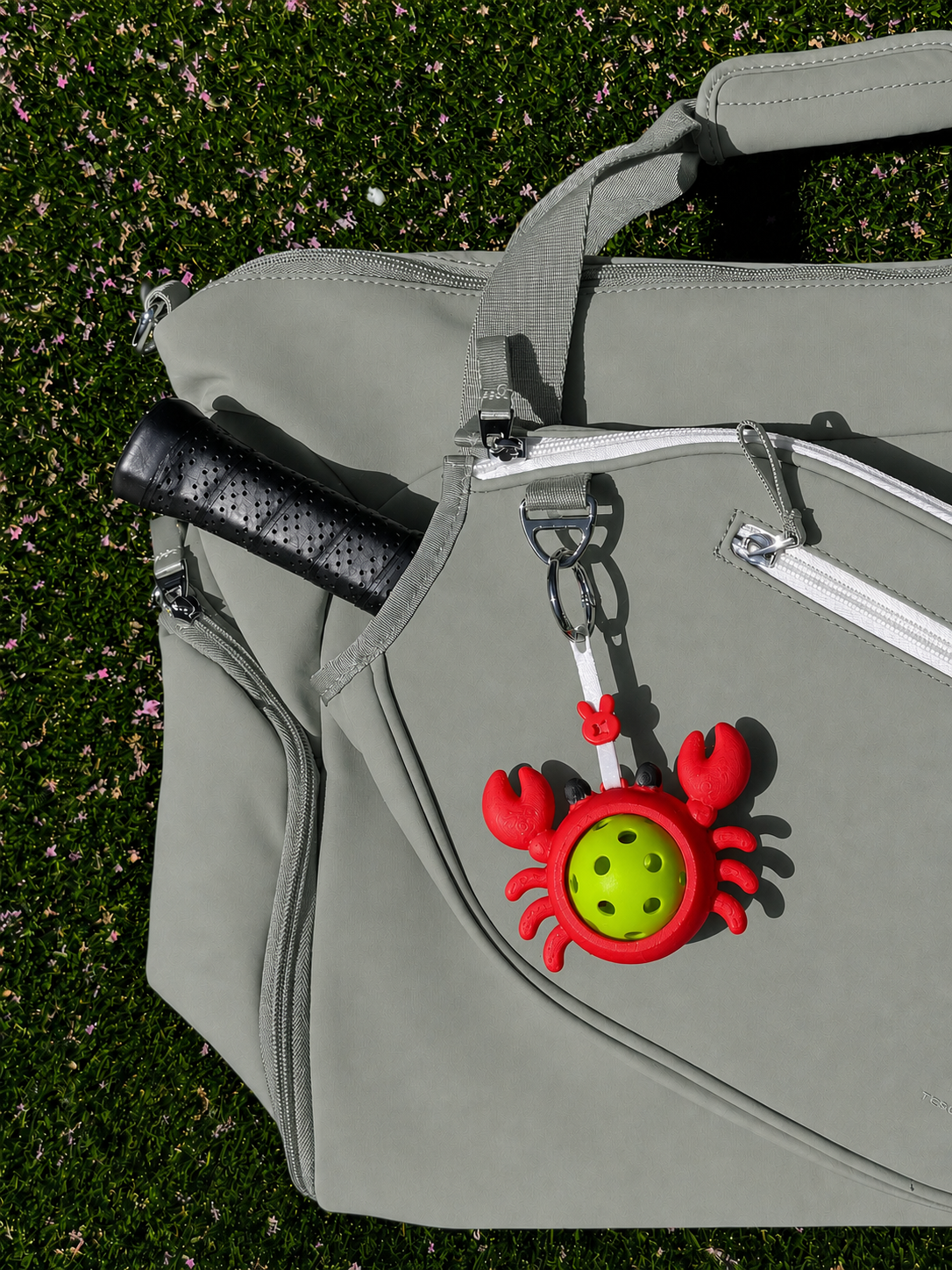 Crab| Mini Ball Holder Bag Charm with Ball | Ball Besties