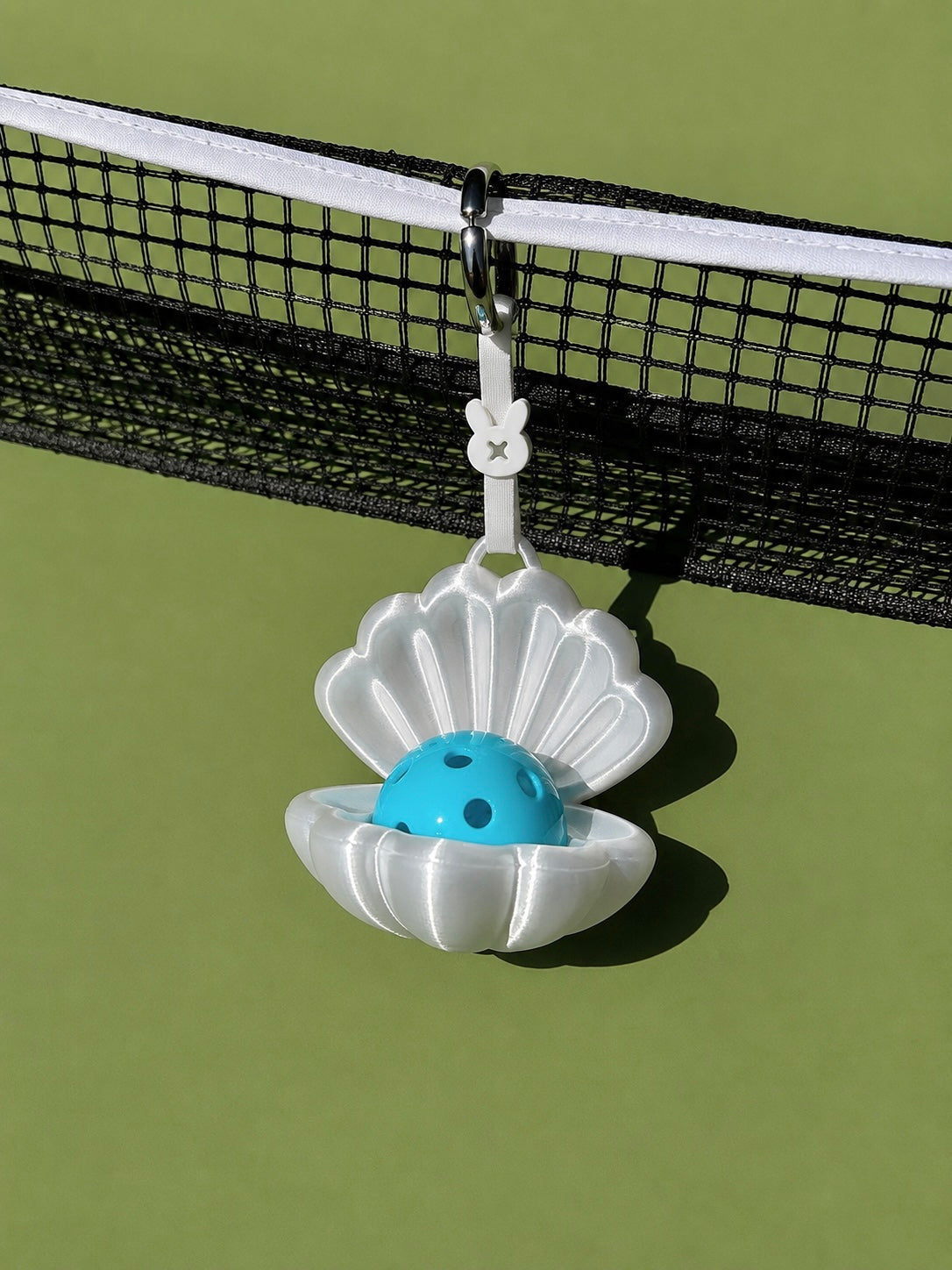 Pearl Ball Bestie | Tennis & Pickleball Practice Ball Holder Bag Charm