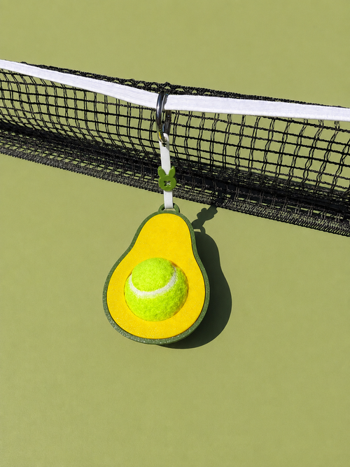 Avocado Ball Bestie | Tennis & Pickleball Practice Ball Holder Bag Charm