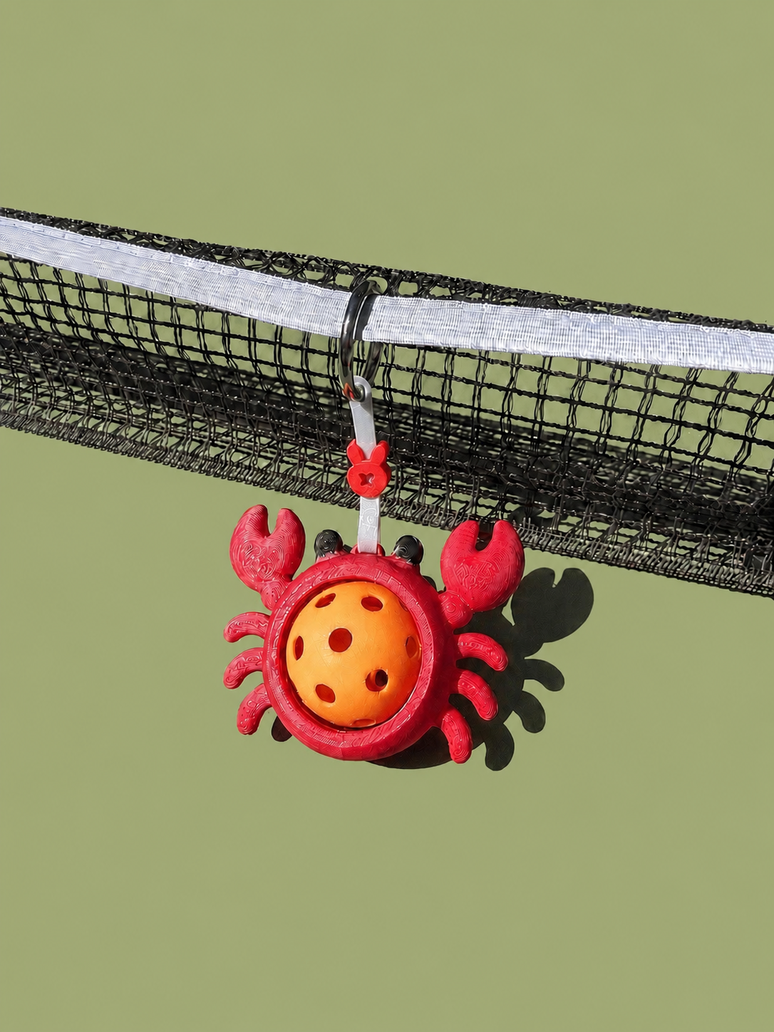 Crab| Mini Ball Holder Bag Charm with Ball | Ball Besties