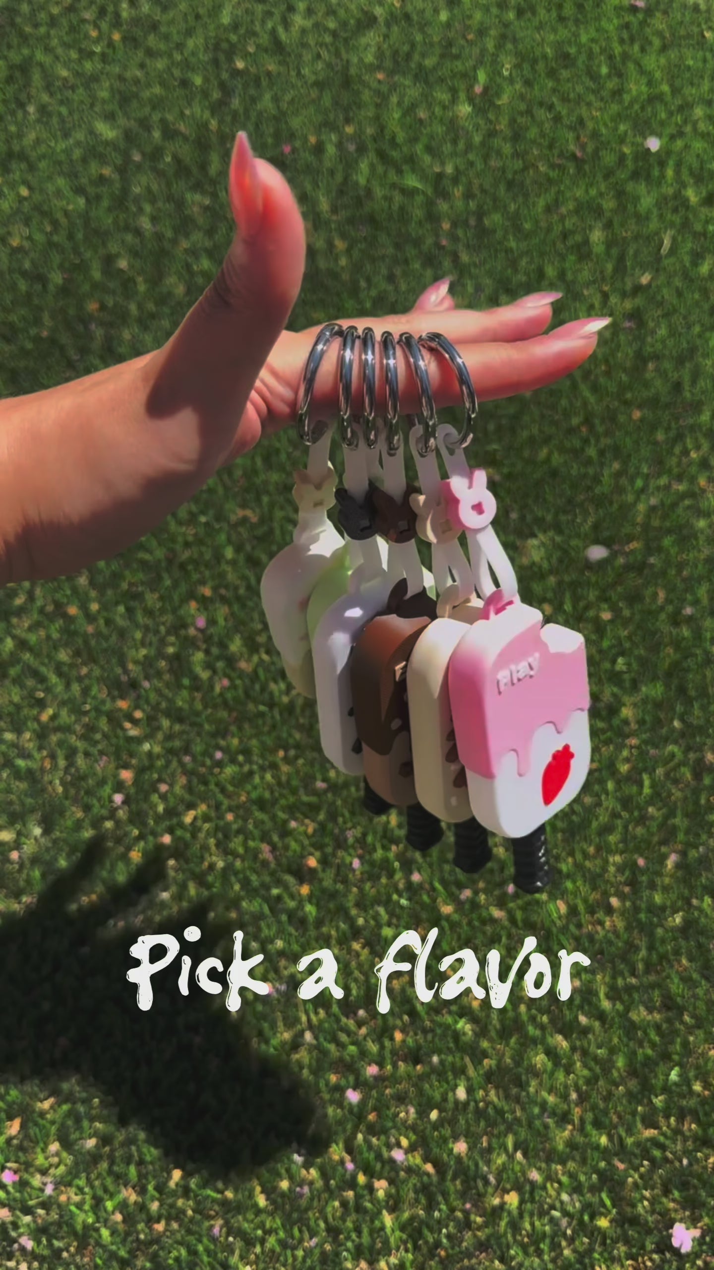 Ice Cream Bar Racket Keychain & Bag Charm Personalizable | Pick Your Flavor or Go Blind Box