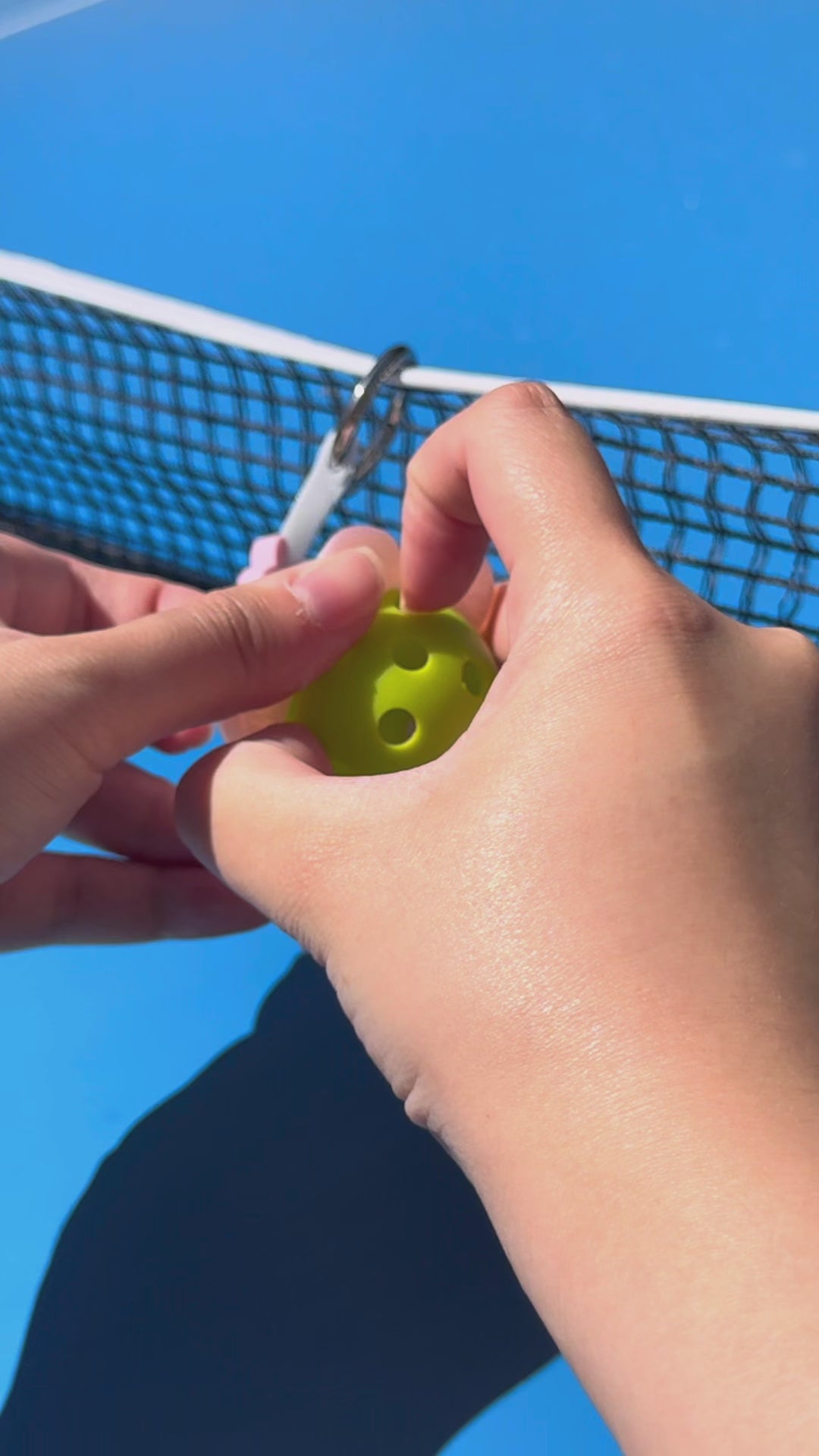 Tulip Flower Ball Bestie | Tennis & Pickleball Practice Ball Holder Bag Charm